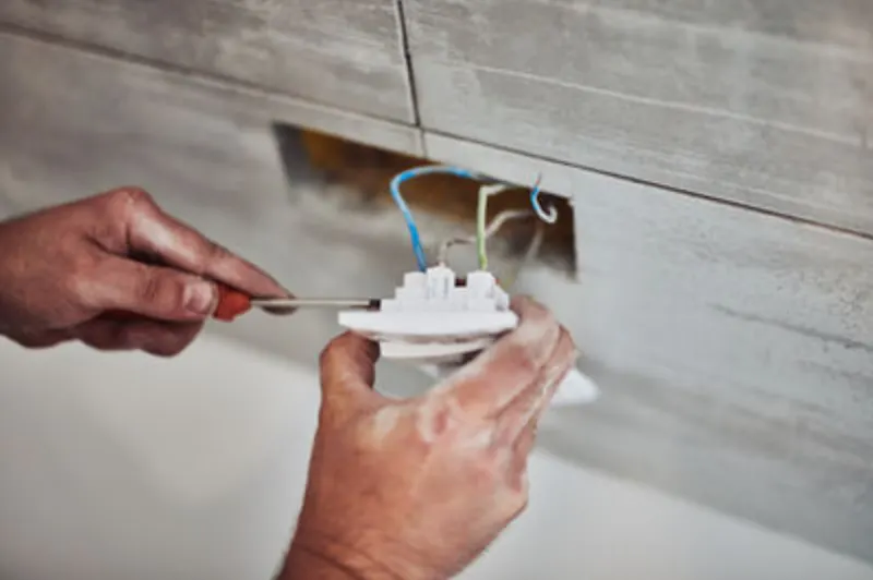 Wiring an electrical outlet